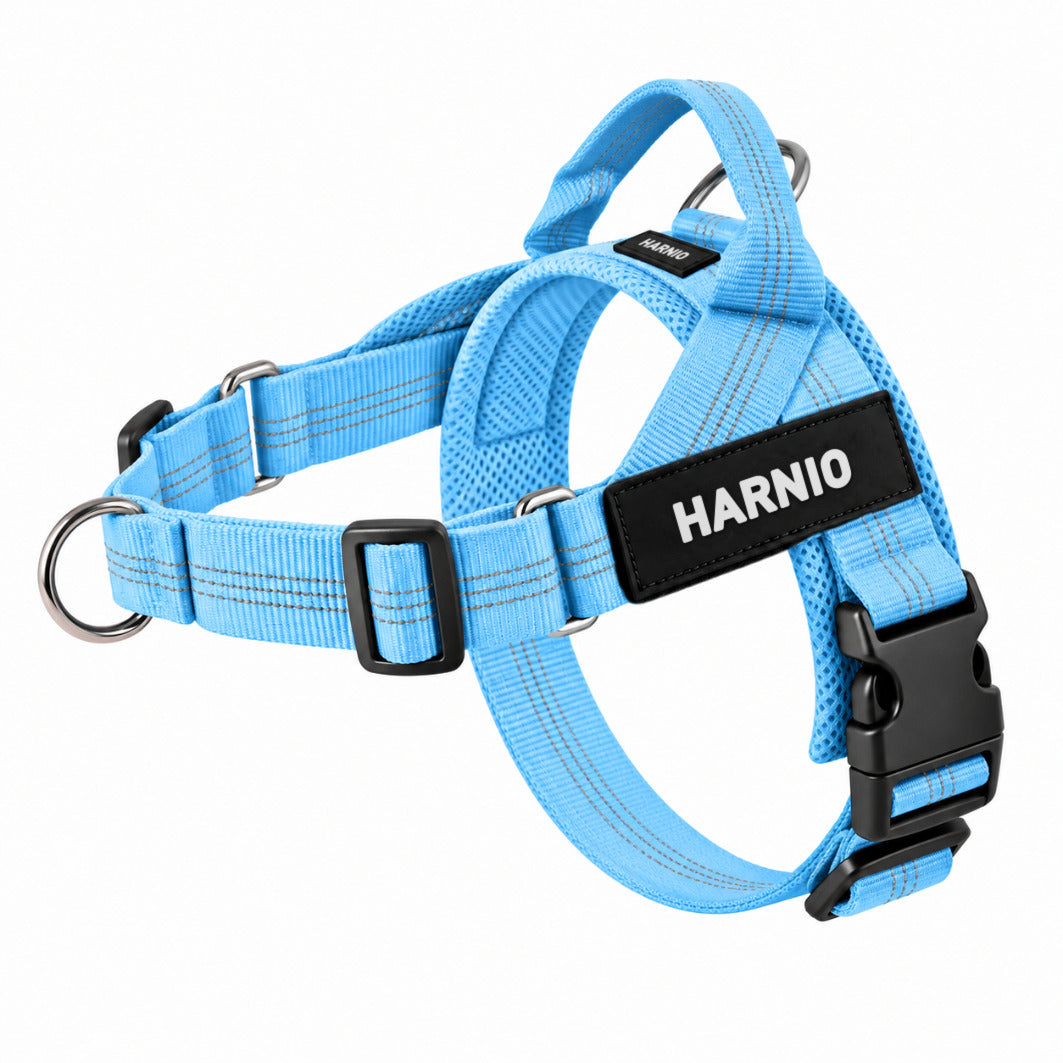 Harnais anti-traction Harnio bleu ciel