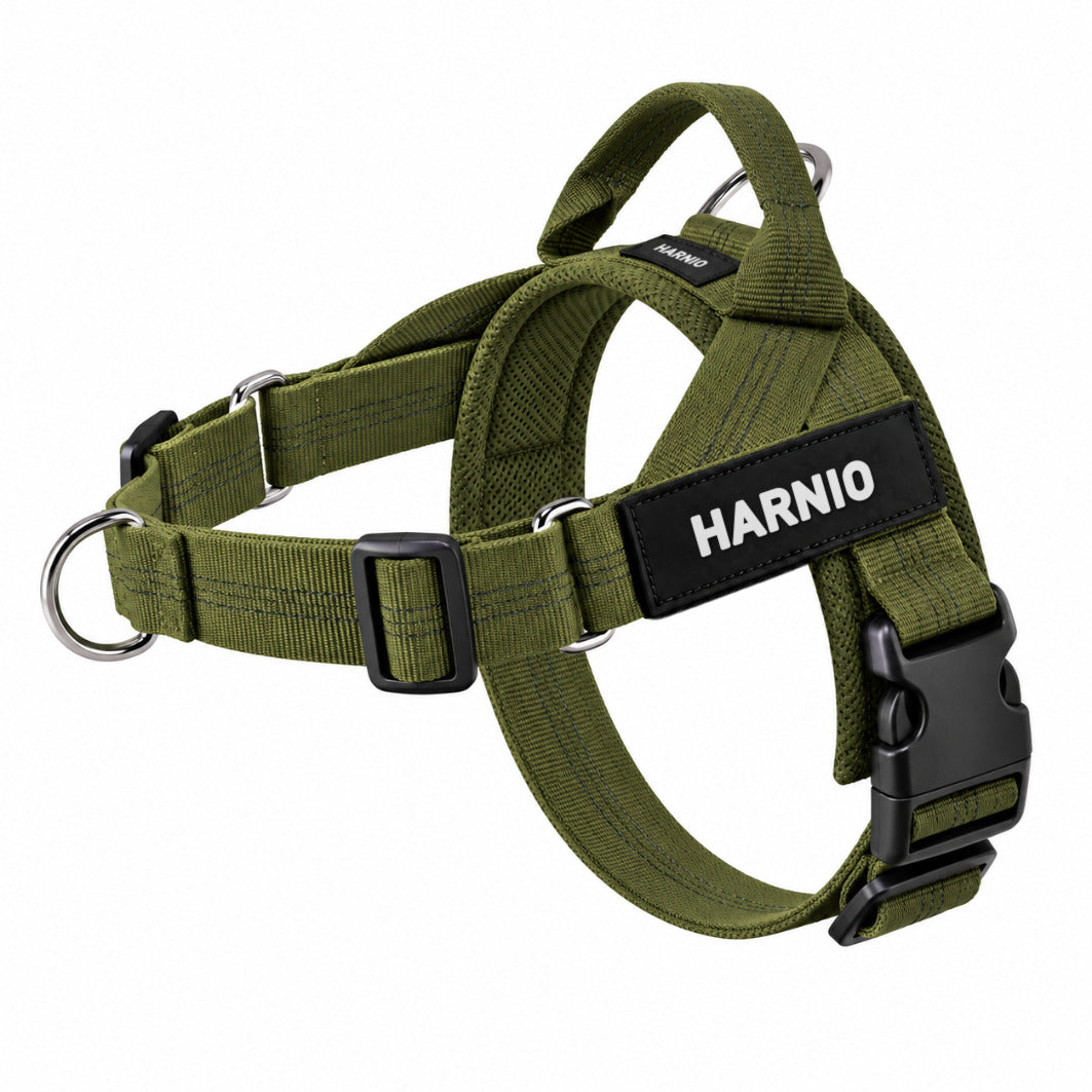 Harnais anti-traction Harnio vert armée